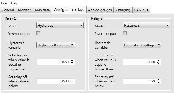How to manage chargers by BMS123 Smart Extended module